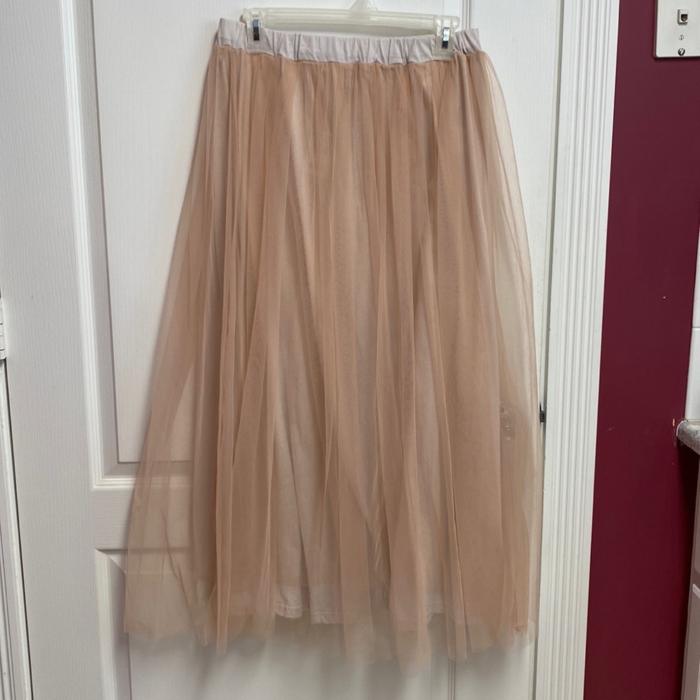 Blush Tulle Skirt